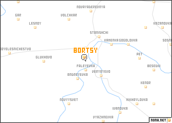 map of Bortsy