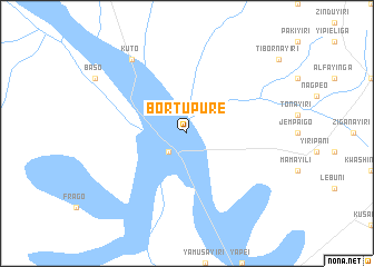 map of Bortupure