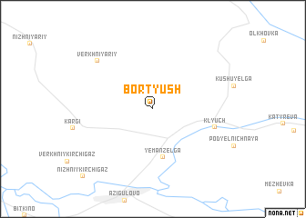 map of Bortyush