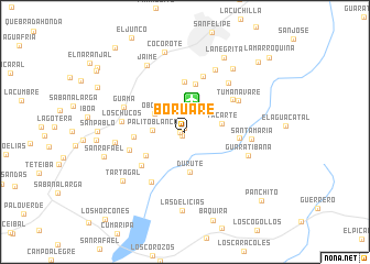 map of Boruare