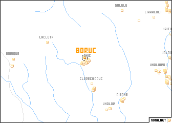 map of Boruc