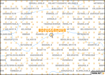 map of Boruggamuwa