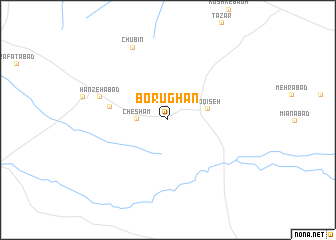 map of Borūghan