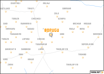 map of Borugu