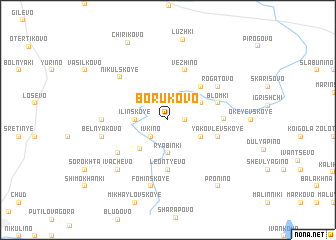 map of Borukovo