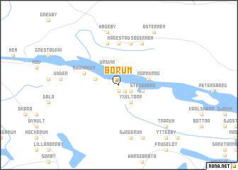 map of Borum