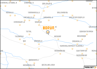 map of Borūn