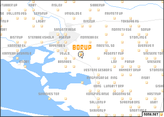 map of Borup