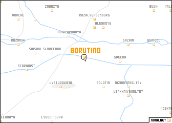 map of Borutino