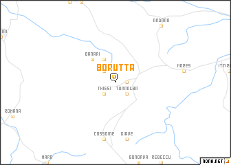 map of Borutta