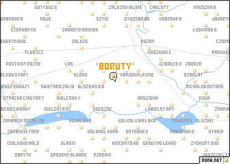 map of Boruty