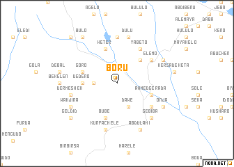 map of Boru