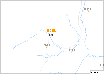 map of Boru