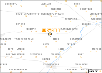 map of Boryatin