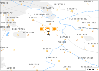 map of Borykovo