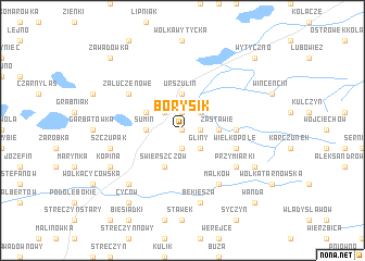 map of Borysik
