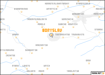 map of Boryslav