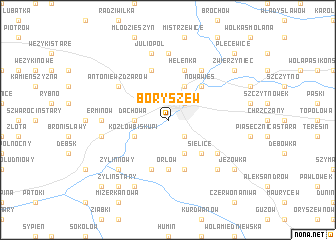 map of Boryszew