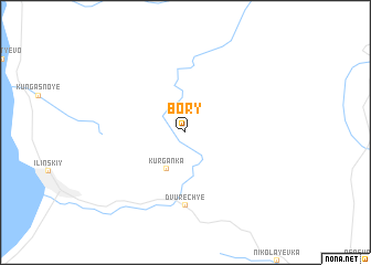 map of Bory