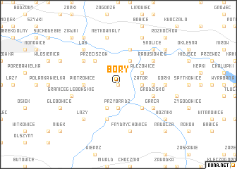 map of Bory