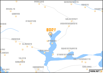 map of Bory