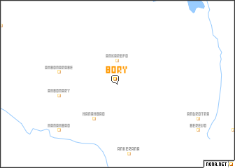 map of Bory