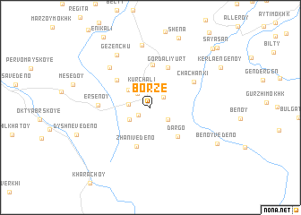 map of Borze