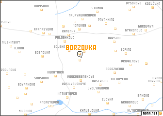 map of Borzovka