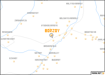 map of Borzoy