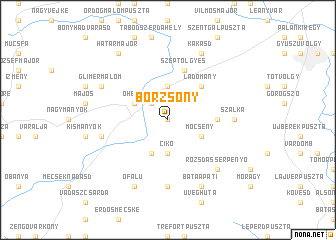 map of Börzsöny