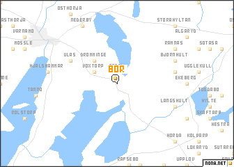 map of Bor