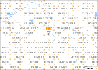 map of Bor