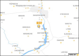 map of Bor