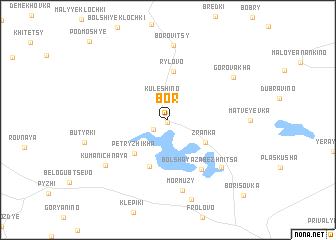 map of Bor