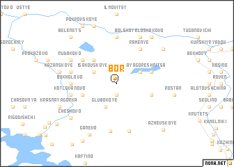 map of Bor