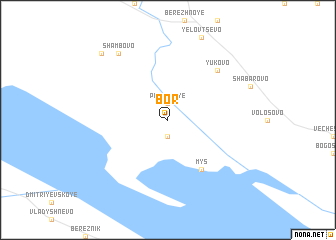 map of Bor