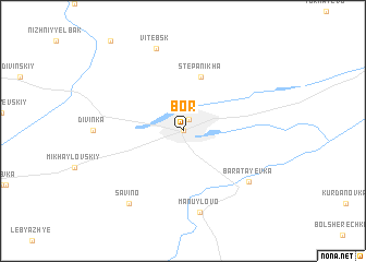 map of Bor