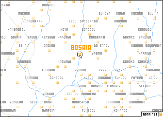 map of Bosaia