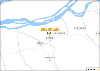 map of Bosandjo