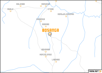 map of Bosanga