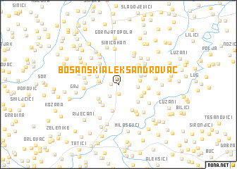 map of Bosanski Aleksandrovac