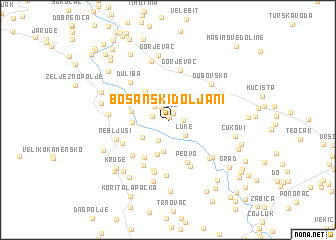 map of Bosanski Doljani