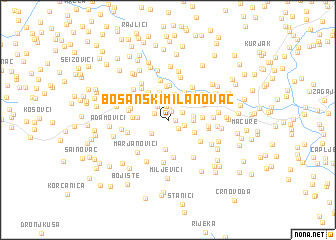 map of Bosanski Milanovac