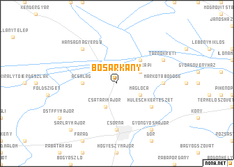 map of Bősárkány