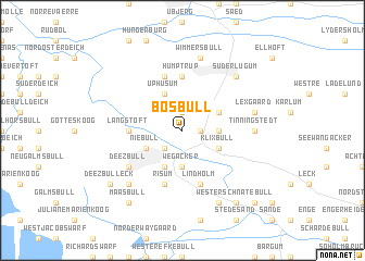 map of Bosbüll