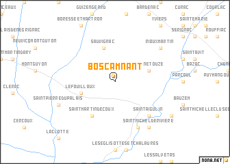 map of Boscamnant