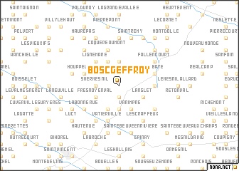 map of Bosc-Geffroy