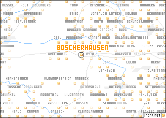 map of Boscherhausen