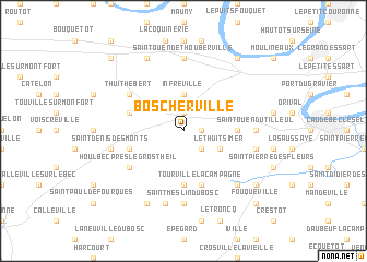 map of Boscherville