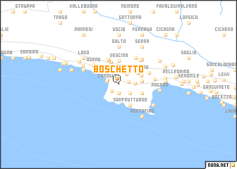 map of Boschetto